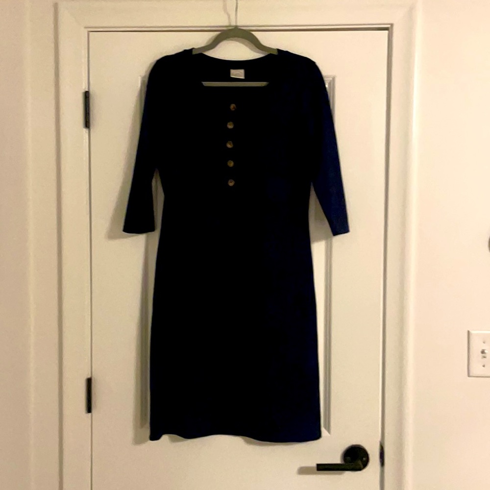 Loulou And Co Everyday Dress In Navy Gem